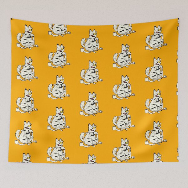 Item preview, Funny mummy spooky halloween cat designed and sold by tactooncat.