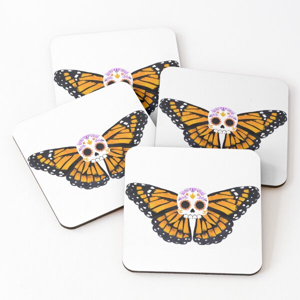 Item preview, Sugar Skull Monarch designed and sold by artebyalexia.