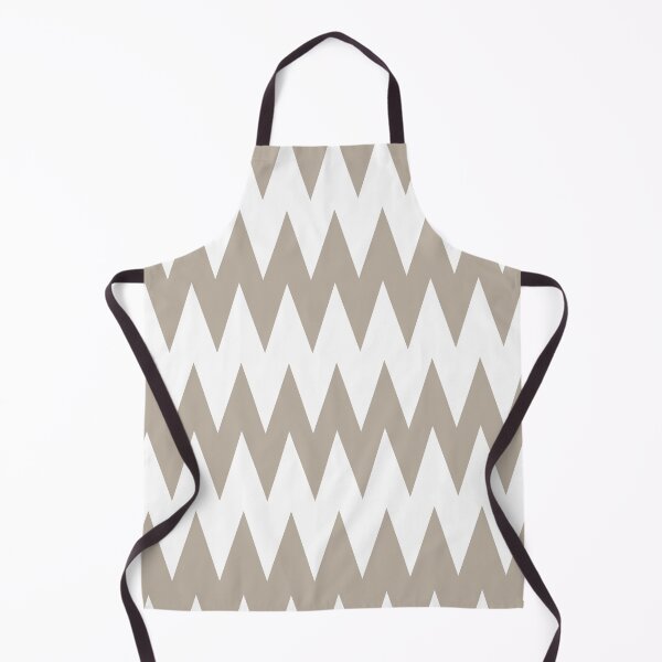 Item preview, Earthy Beige White Zigzag Rippled Horizontal Stripe Pattern Valspar 2023 COTY Ivory Brown 6006-1C designed and sold by ColorOfTheYears.