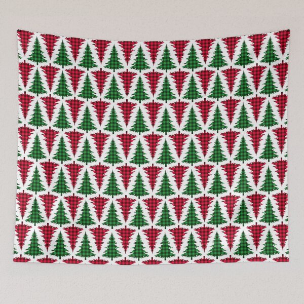 Item preview, christmas buffalo pattern of red and green  designed and sold by cutedream.