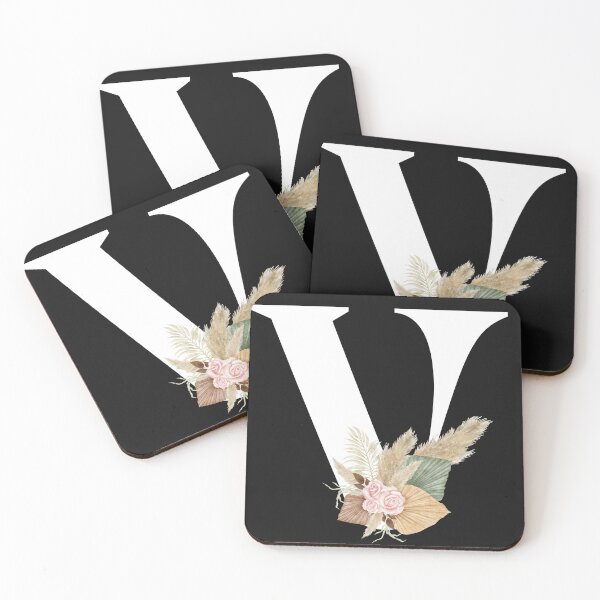 Item preview, letter v floral designed and sold by LU NA.