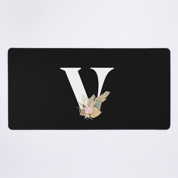 Item preview, letter v floral designed and sold by LU NA.