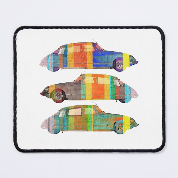 Item preview, Citroen DS pop color background designed and sold by Aaaah Eeeek Studio.