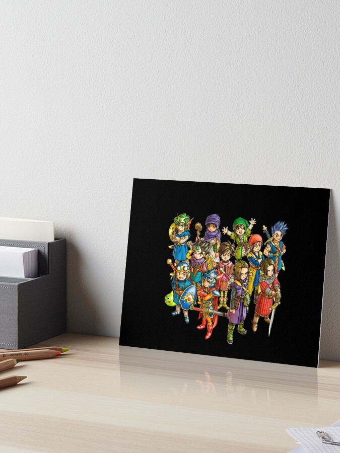 Dragon Quest tribute Art Board Print by FranFuentesArt