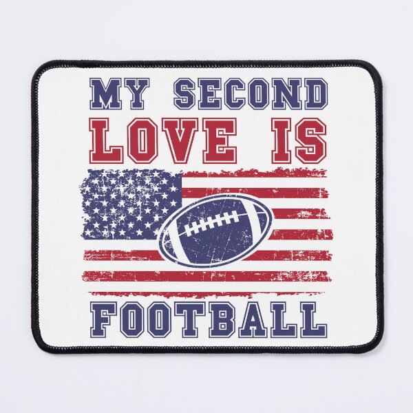 Item preview,  MI SEGUNDO AMOR ES EL FÚTBOL BANDERA DE USA designed and sold by HomeCoquette.