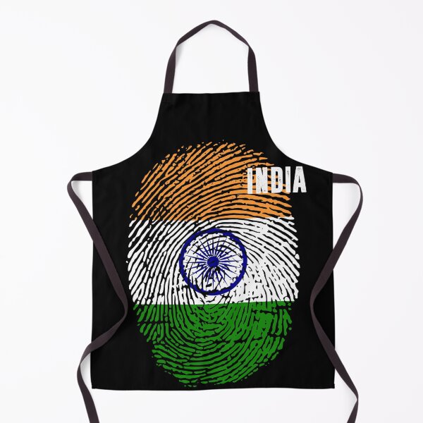 Item preview, India Flag Fingerprint DNA Indian designed and sold by PartyShirts1.