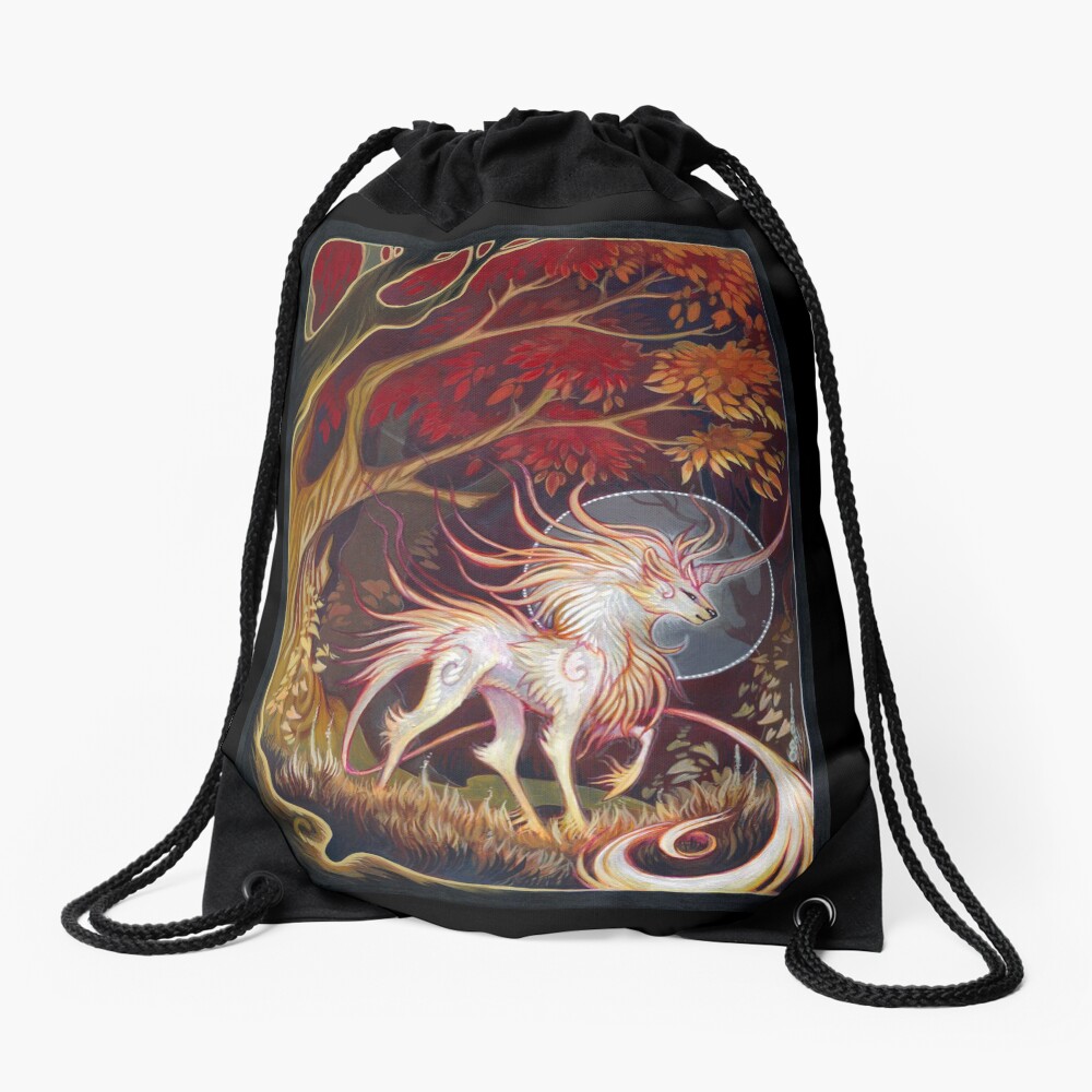 fire walk with me Drawstring Bag