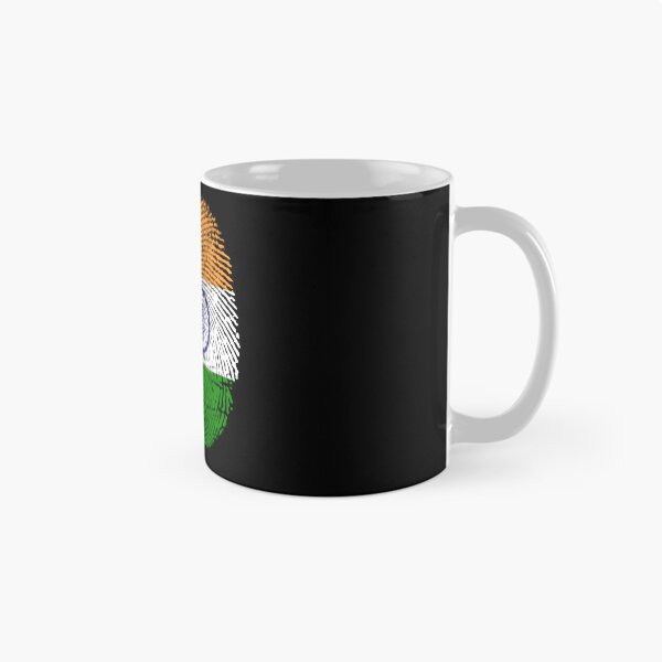 Artikelvorschau, Indien Flagge Fingerabdruck - It's in my DNA Indisch entworfen und verkauft von PartyShirts1.