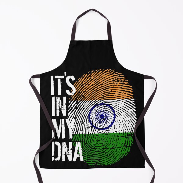 Item preview, India Flag Fingerprint - It's in my DNA Indian designed and sold by PartyShirts1.