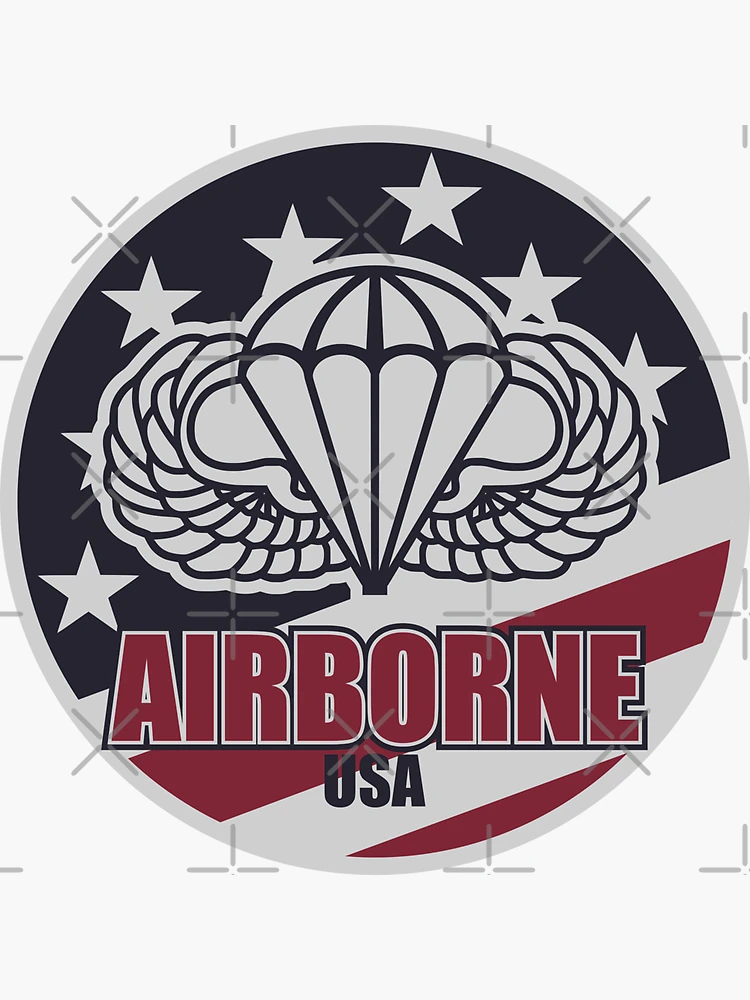 Army Airborne All The Way Patch, Airborne Patches, Army Patches