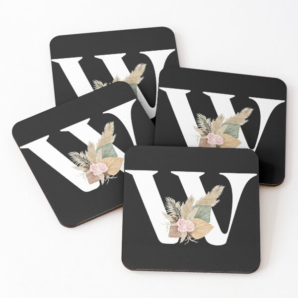 Item preview, letter w floral designed and sold by LU NA.