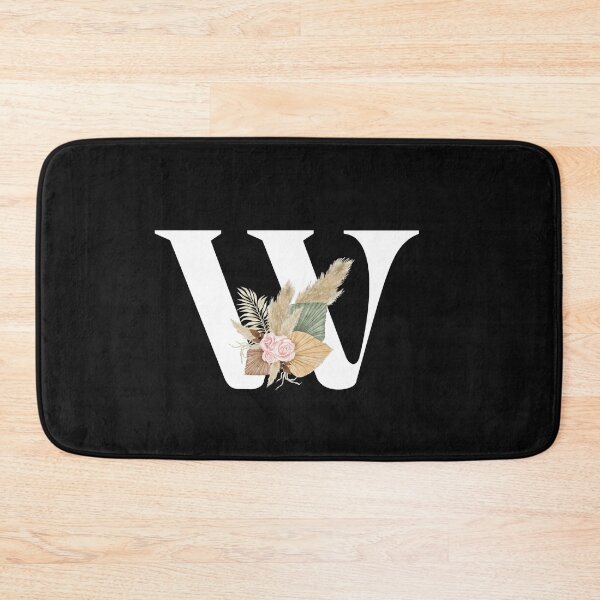 Item preview, letter w floral designed and sold by LU NA.