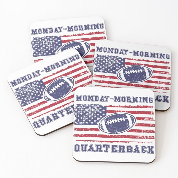 Item preview, FOOTBALL QUOTE MONDAY MORNING QUARTERBACK designed and sold by HomeCoquette.