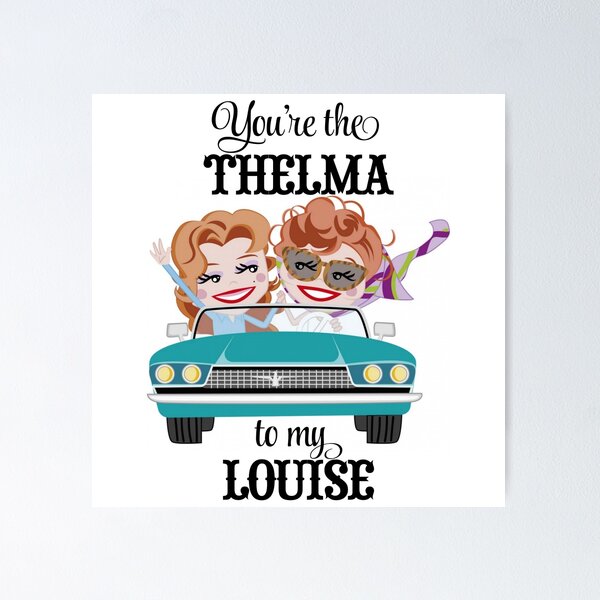 Thelma and Louise Movie Poster Minimalist Movie Poster A4 