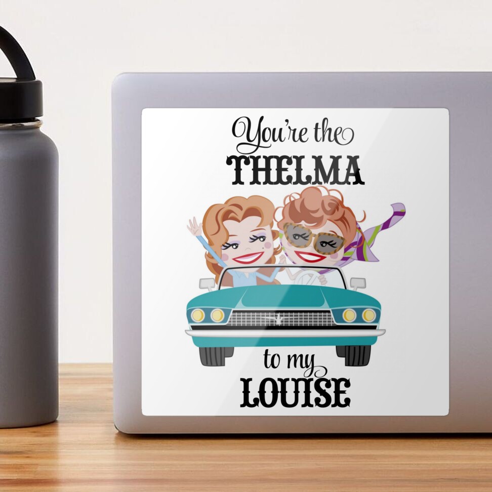 Bad Bananas Thelma and Louise - Gift for Best Friends - Set of Two 21 Oz  Stemless Wine Glasses - Friendship Bestie BFF Birthday Gifts for Best  Friends