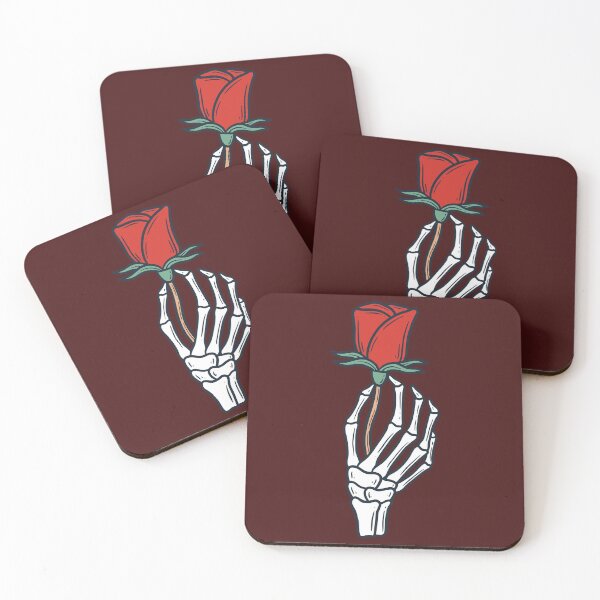 Item preview, Skeleton Hand with Rose designed and sold by rukurustudio.