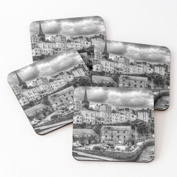 Item preview, Tenby Harbour Quay, Black And White designed and sold by Paul Thompson Photography.