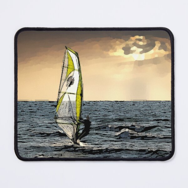 Item preview, Wind Surfing under Sunset designed and sold by OnigiriDoctor.
