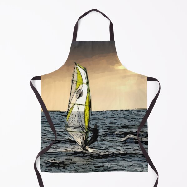Item preview, Wind Surfing under Sunset designed and sold by OnigiriDoctor.