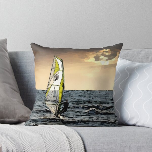 Item preview, Wind Surfing under Sunset designed and sold by OnigiriDoctor.