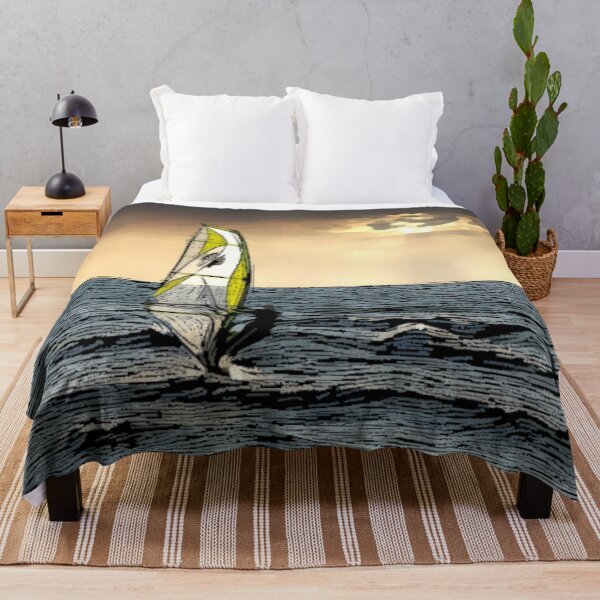 Item preview, Wind Surfing under Sunset designed and sold by OnigiriDoctor.