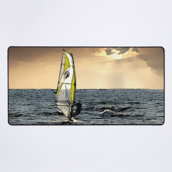 Item preview, Wind Surfing under Sunset designed and sold by OnigiriDoctor.