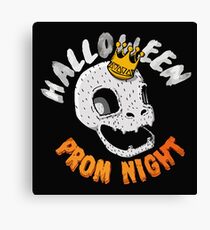 Halloween Prom Night Funny Party Canvas Print