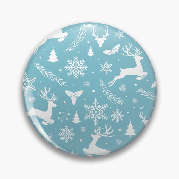 Item preview, Snowflakes and Reindeer Winter Christmas Holiday Pattern designed and sold by wildberriesph.
