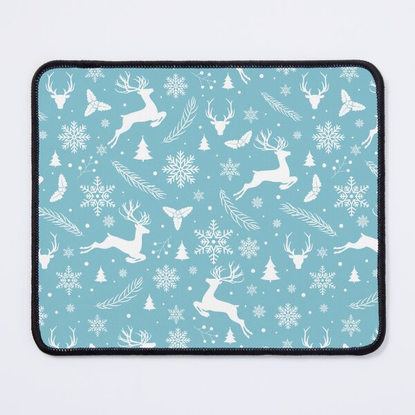 Item preview, Snowflakes and Reindeer Winter Christmas Holiday Pattern designed and sold by wildberriesph.