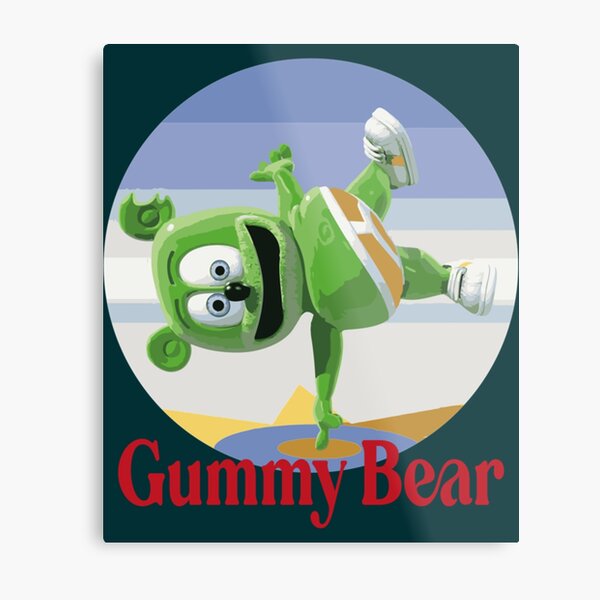 Cartoon Gummy Bear Metal Prints for Sale