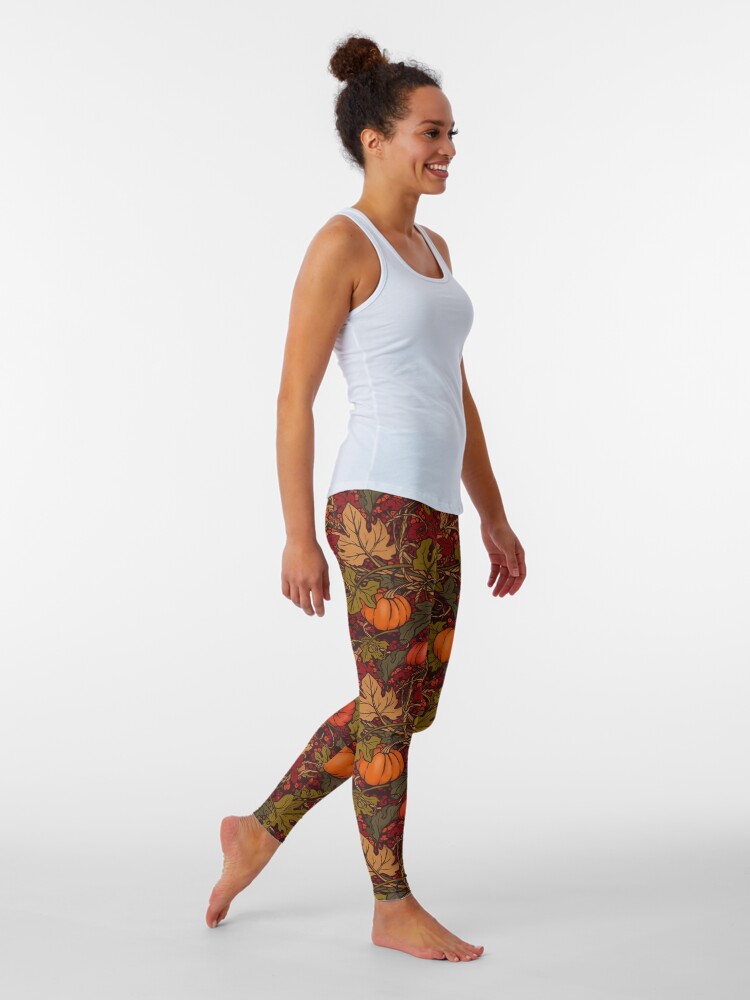 Alternate view of Autumn Pumpkins Leggings