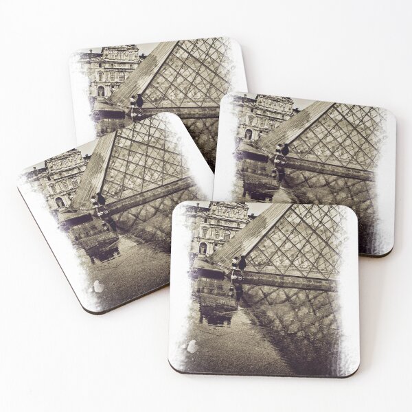 Item preview, The Louvre Museum in Paris in Vintage aspect. designed and sold by PhotogalleryCJ.