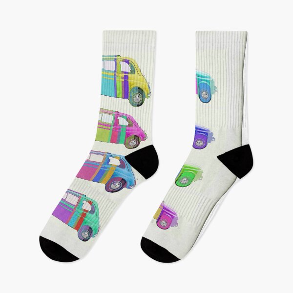 Item preview, 8 Fiat 500 colores pop designed and sold by Aaaah Eeeek Studio.
