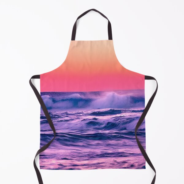 Item preview, blue ocean waves, yellow orange vibes, retro #12 designed and sold by supeart.