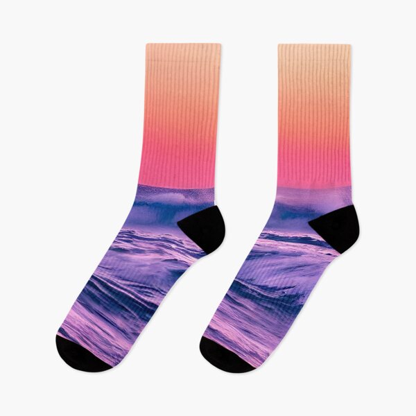 Item preview, blue ocean waves, yellow orange vibes, retro #12 designed and sold by supeart.