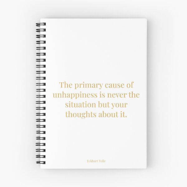 Item preview, The primary cause of unhappiness is never the situation but your thoughts about it. Eckhart Tolle designed and sold by tiloimaina.