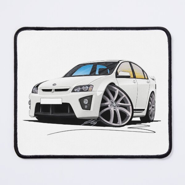 Item preview, Vauxhall VXR8 Bathurst White designed and sold by Yeomans Cartoons.