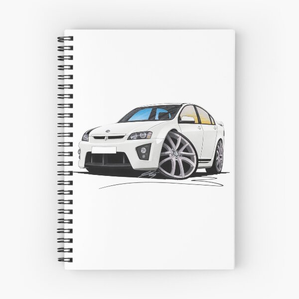 Artikelvorschau, Opel VXR8 Bathurst Weiß entworfen und verkauft von Yeomans Cartoons.