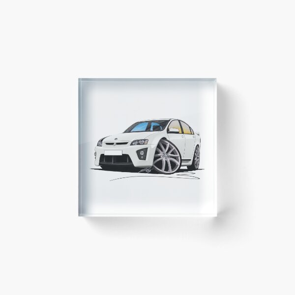 Artikelvorschau, Opel VXR8 Bathurst Weiß entworfen und verkauft von Yeomans Cartoons.
