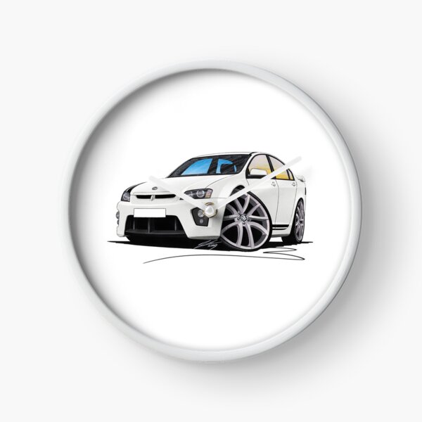 Artikelvorschau, Opel VXR8 Bathurst Weiß entworfen und verkauft von Yeomans Cartoons.