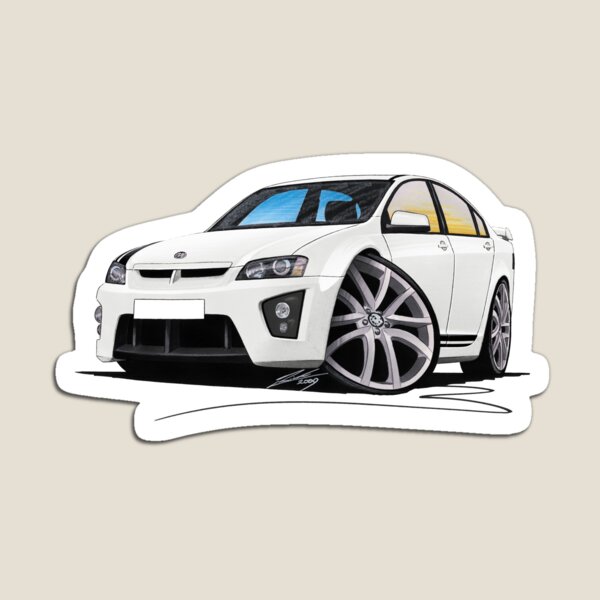 Item preview, Vauxhall VXR8 Bathurst White designed and sold by Yeomans Cartoons.