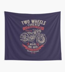 Motorcycle Retro Vintage Wall Tapestry Motorcycle Retro Vintage Wall Tapestry