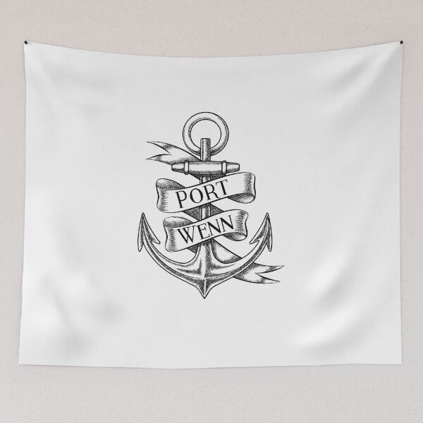 Item preview, Portwenn Port Isaac Cornwall Anchor designed and sold by SonnyBoyDesigns.