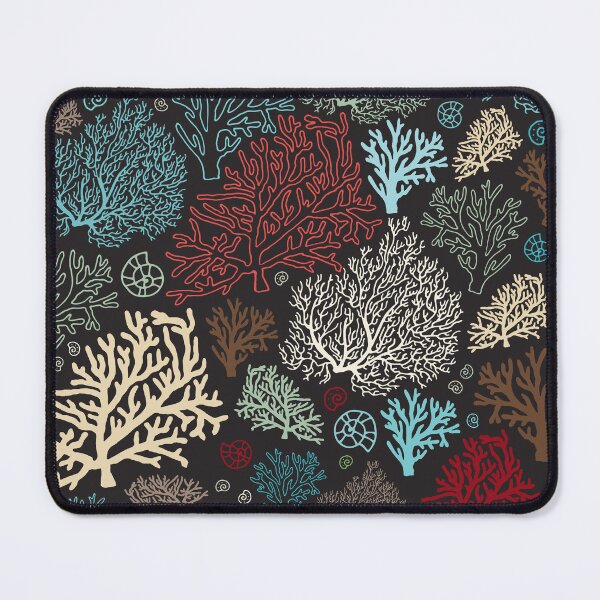 Item preview, Ocean corals on the dark background designed and sold by HelgaScand.