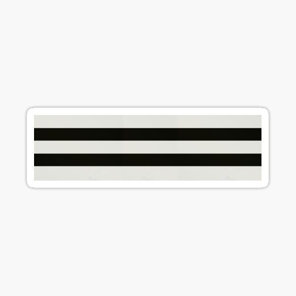 D-Day Stripes (Horizontal) Sticker