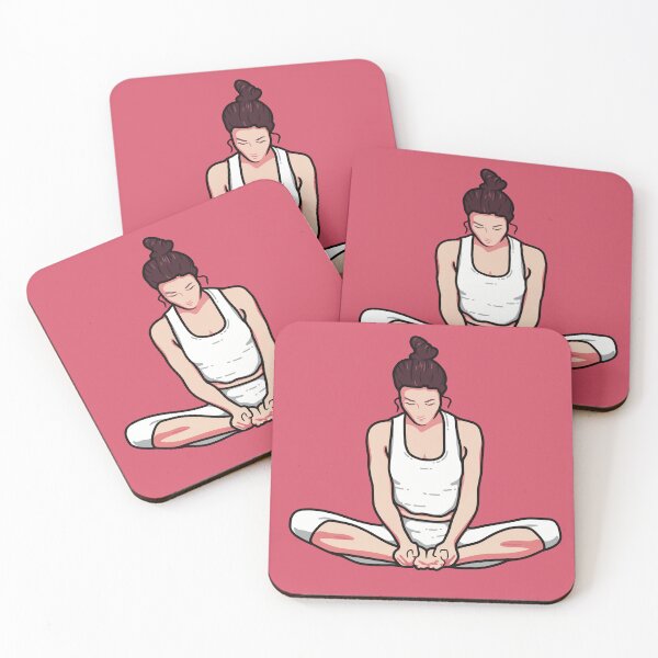 Item preview, Yoga Girl Butterfly Pose  designed and sold by Harry Draws Straws.