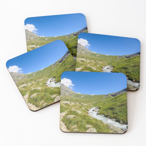 Item preview, Valley and river during summer in the French Alps designed and sold by stedata.