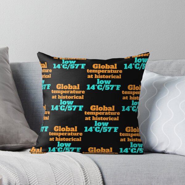 Item preview, Global temperature at historical low 14°C/57°F designed and sold by hinteo.