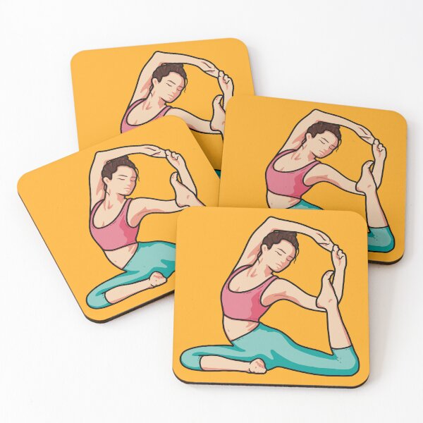 Item preview, Yoga Girl Mermaid Pose  designed and sold by Harry Draws Straws.