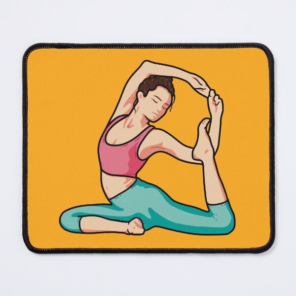 Item preview, Yoga Girl Mermaid Pose designed and sold by Harry Draws Straws.